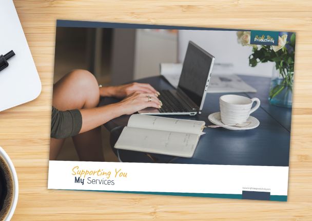 Supporting You My Services on a Desk